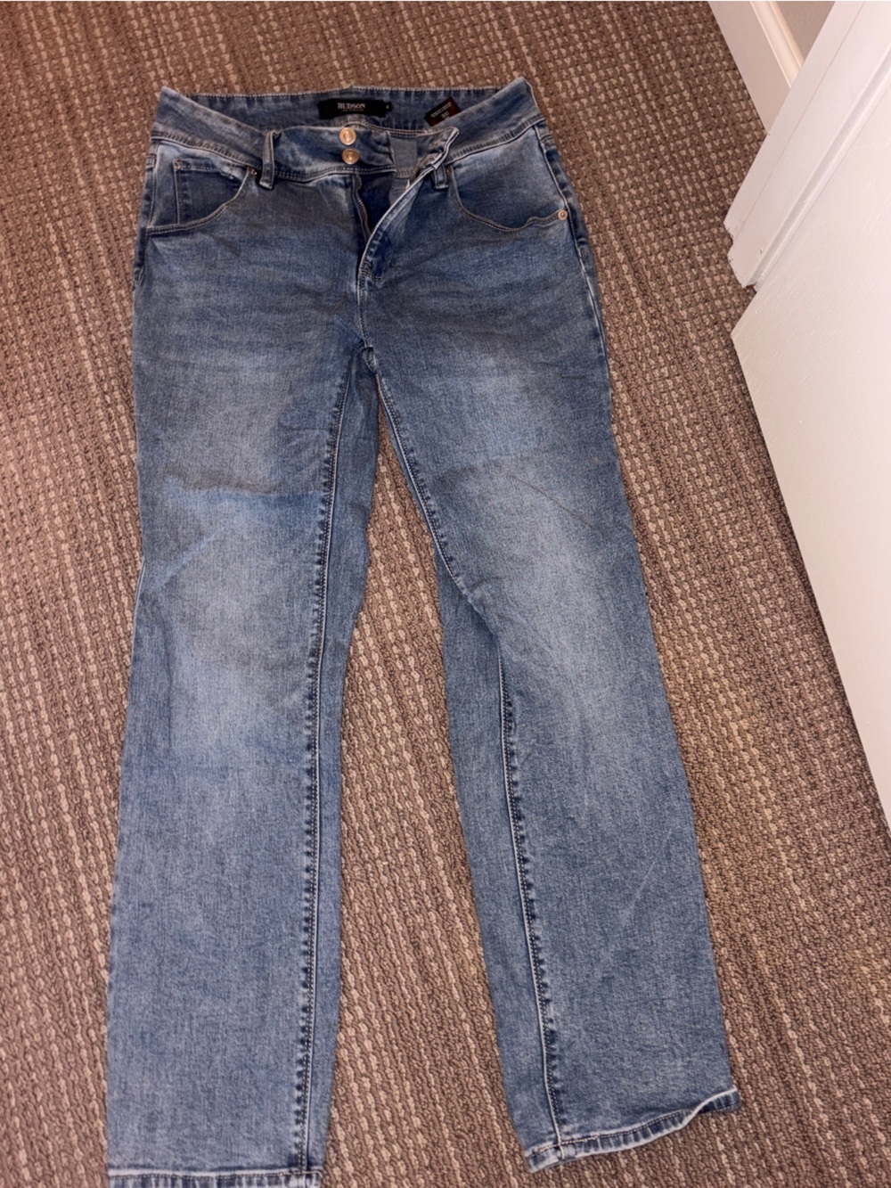 Hudson Jeans Light Blue Denim Button-Fly jeans